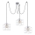 Globo 15530Z-3H1 - Candeeiro suspenso MERRIL 3xE27/60W/230V