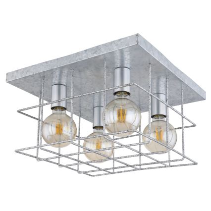 Globo 15530Z-4D - Iluminação de teto MERRIL 4xE27/60W/230V