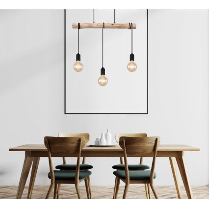 Globo - Candelabro suspenso 3xE27/60W/230V