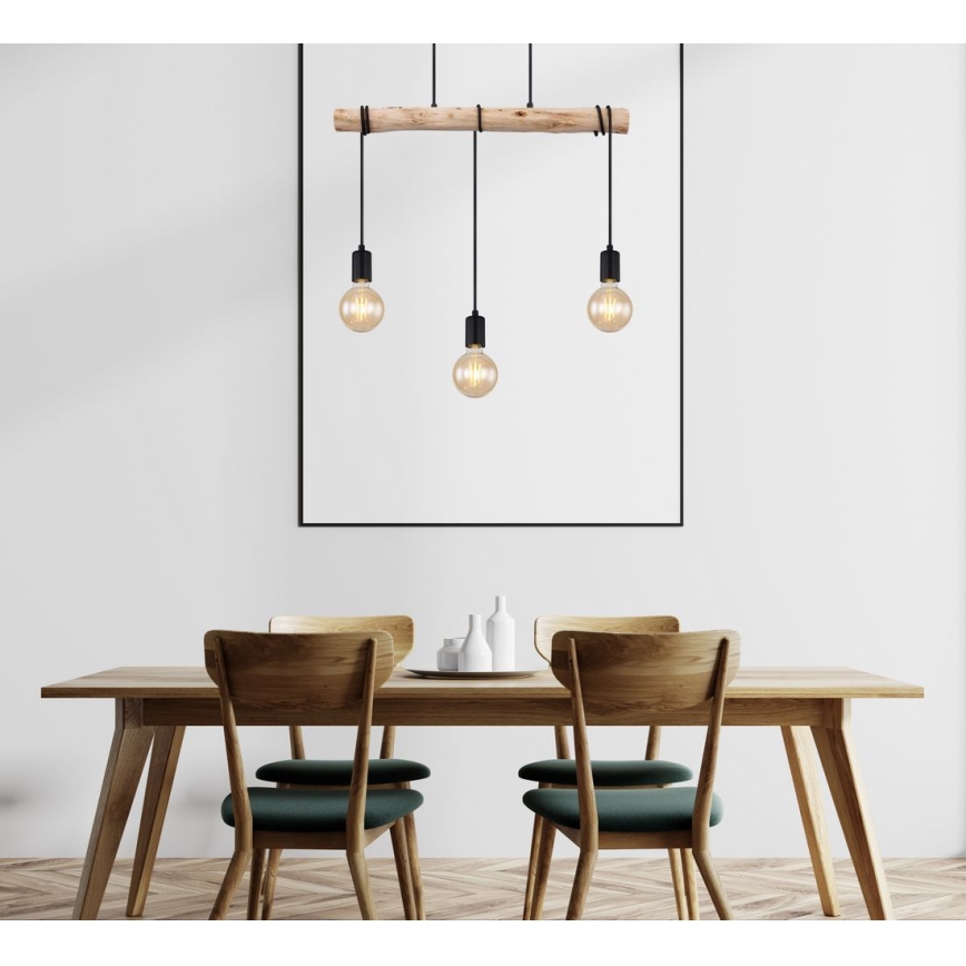 Globo - Candelabro suspenso 3xE27/60W/230V