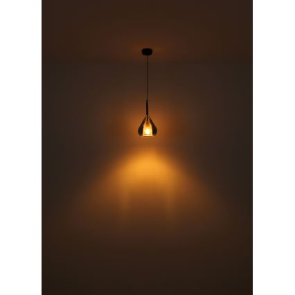 Globo - Candeeiro suspenso 1xE27/60W/230V diâmetro 20 cm preto