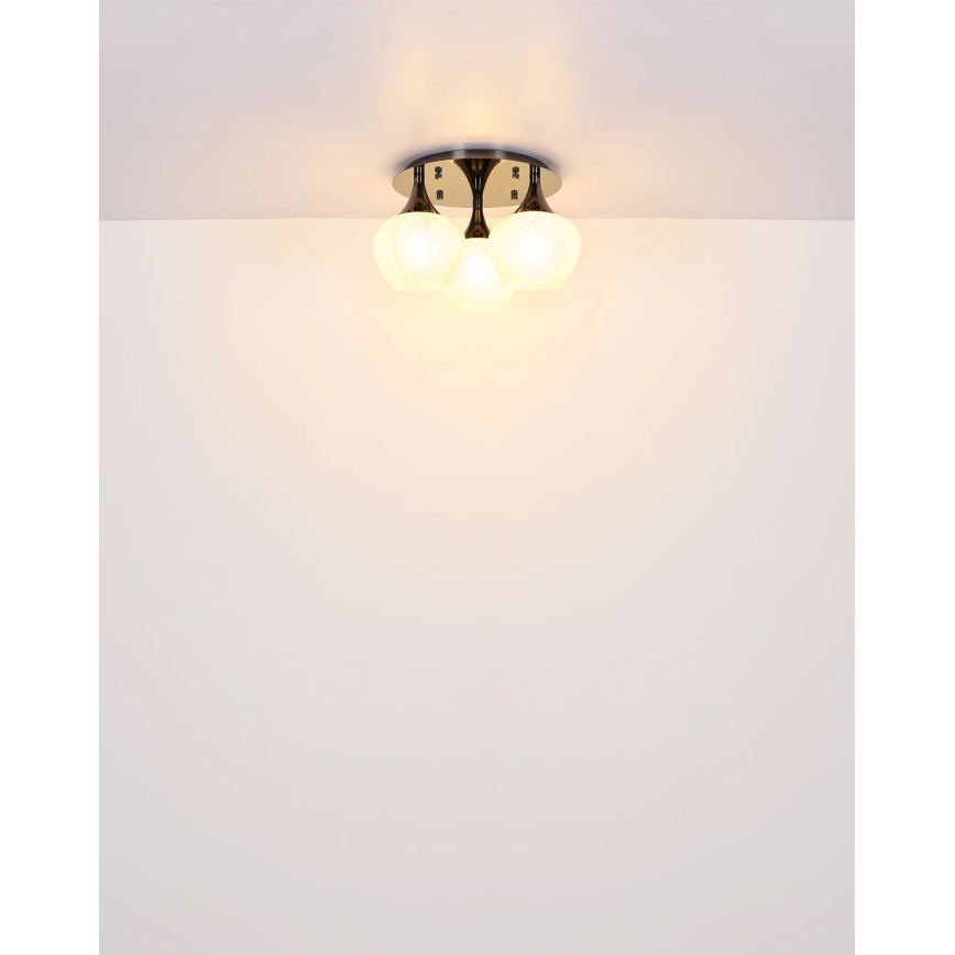 Globo - Candeeiro integrado 3xE27/40W/230V antracite