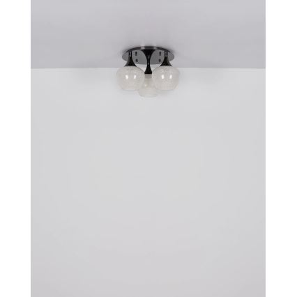 Globo - Candeeiro integrado 3xE27/40W/230V antracite
