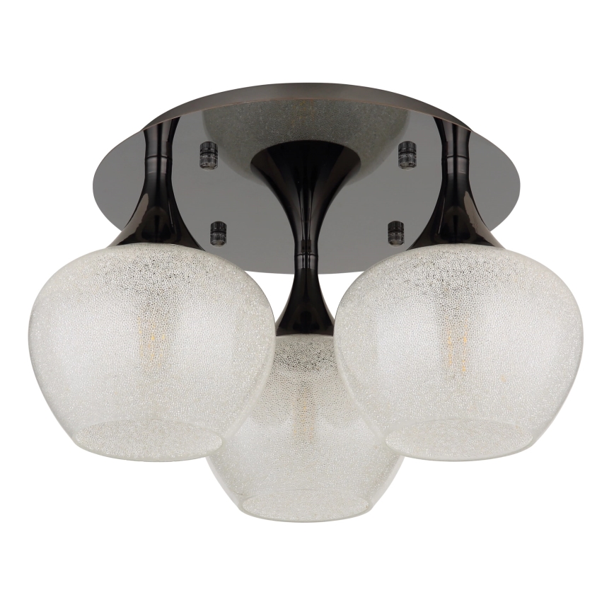 Globo - Candeeiro integrado 3xE27/40W/230V antracite