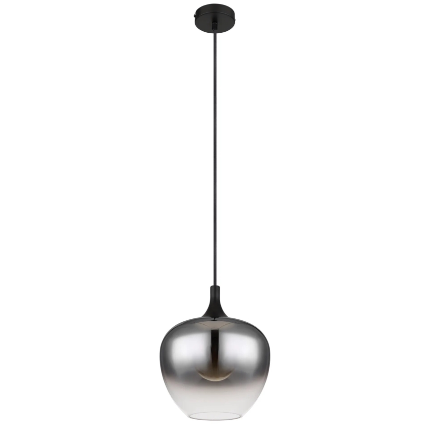 Globo - Candeeiro suspenso 1xE27/40W/230V diâmetro 24 cm preto
