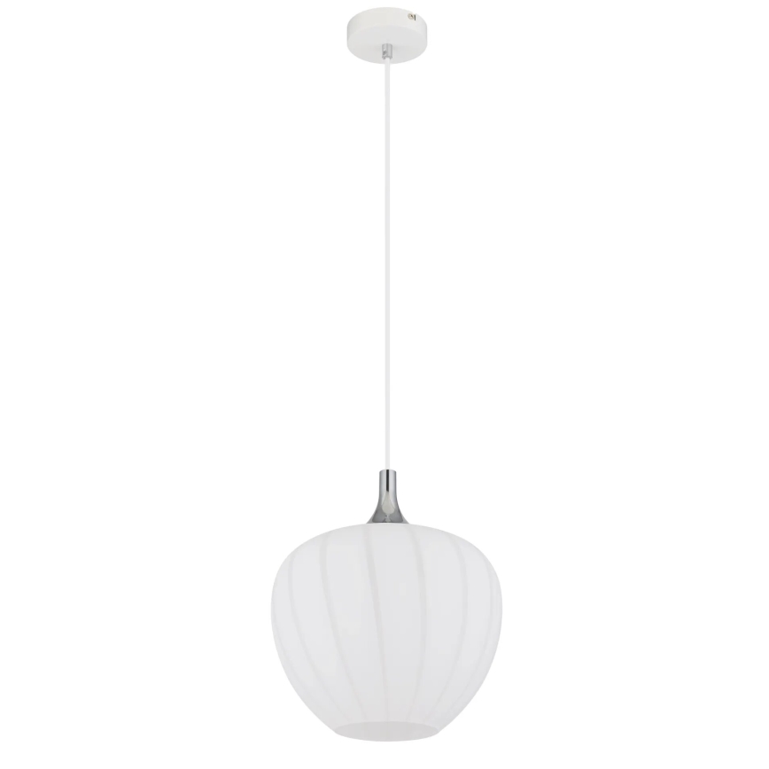 Globo - Candeeiro suspenso 1xE27/60W/230V diâmetro 29 cm branco