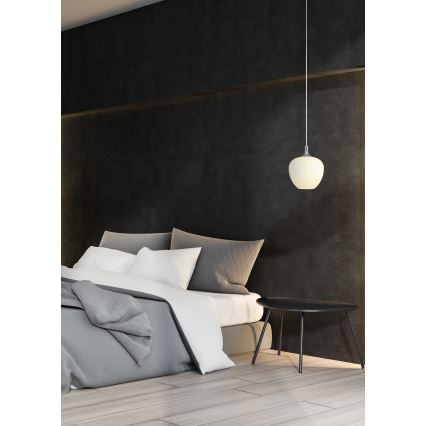 Globo - Candeeiro suspenso 1xE27/60W/230V diâmetro 24 cm branco