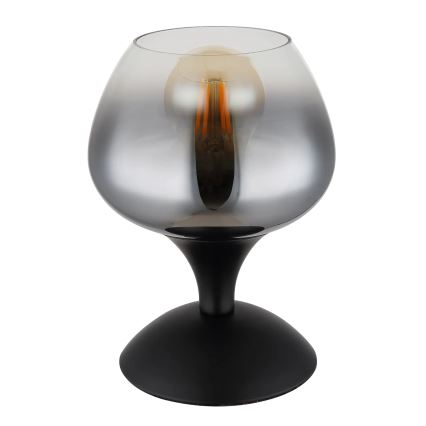 Globo - Candeeiro de mesa 1xE27/40W/230V preto