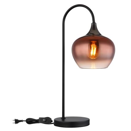 Globo - Candeeiro de mesa 1xE27/40W/230V cobre