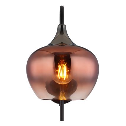 Globo - Candeeiro de parede 1xE27/40W/230V cobre