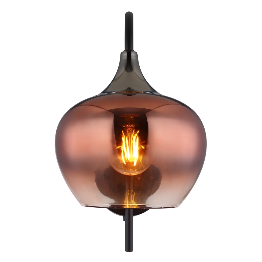 Globo - Candeeiro de parede 1xE27/40W/230V cobre