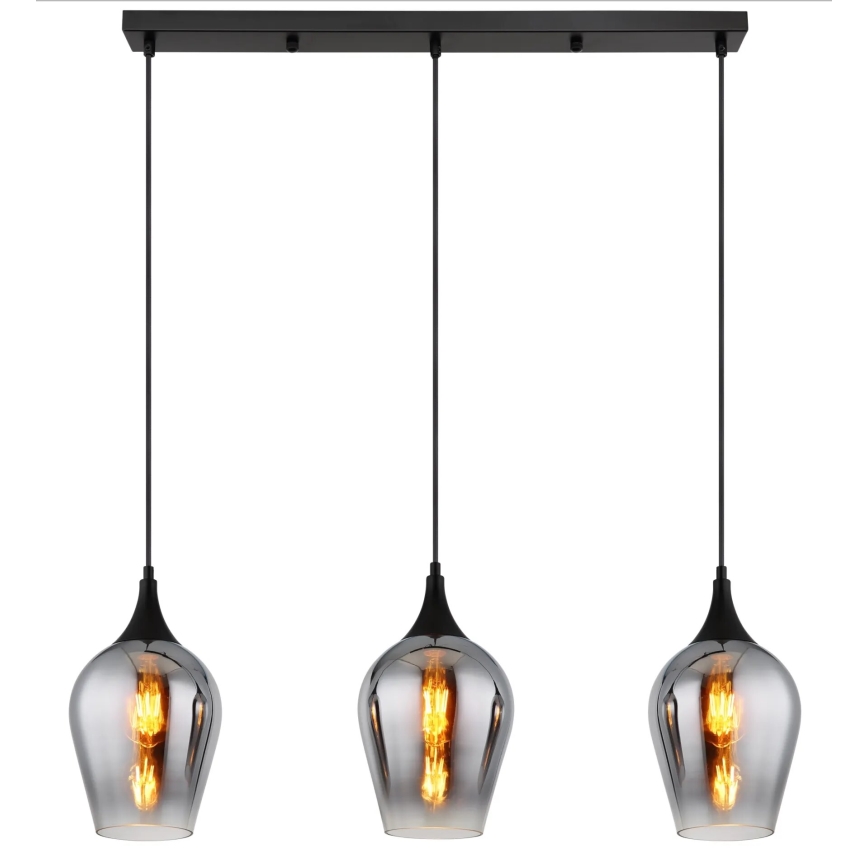 Globo - Candeeiro suspenso 3xE27/60W/230V