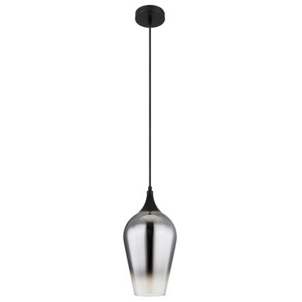 Globo - Candeeiro suspenso 1xE27/60W/230V diâmetro 18 cm preto