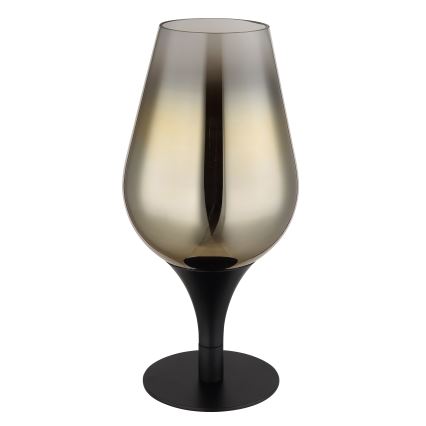 Globo - Candeeiro de mesa 1xE27/40W/230V diâmetro 15 cm dourado