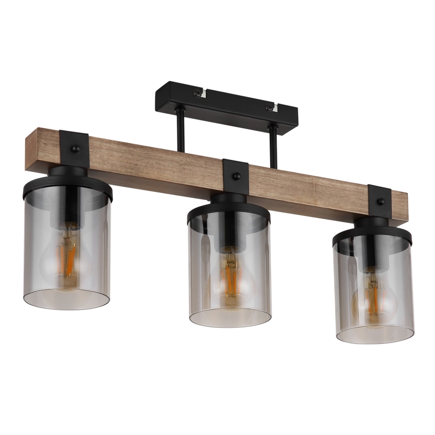 Globo - Candelabro integrado 3xE27/60W/230V carvalho