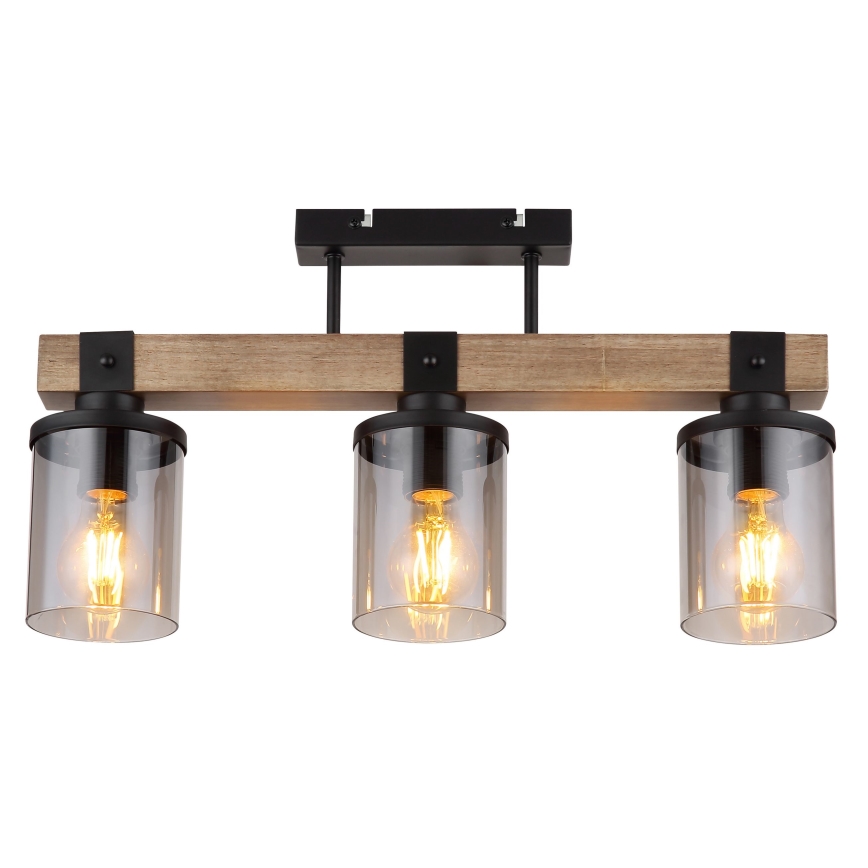 Globo - Candelabro integrado 3xE27/60W/230V carvalho
