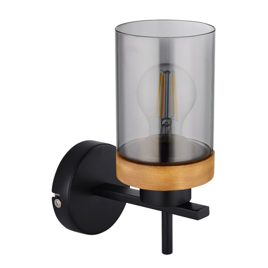 Globo - Candeeiro de parede 1xE27/40W/230V metal/madeira