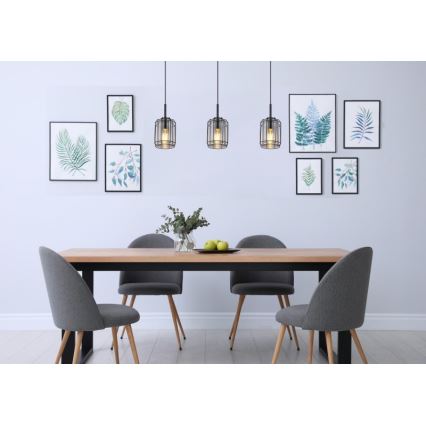 Globo - Candelabro suspenso 3xE27/60W/230V