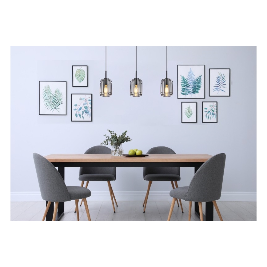 Globo - Candelabro suspenso 3xE27/60W/230V