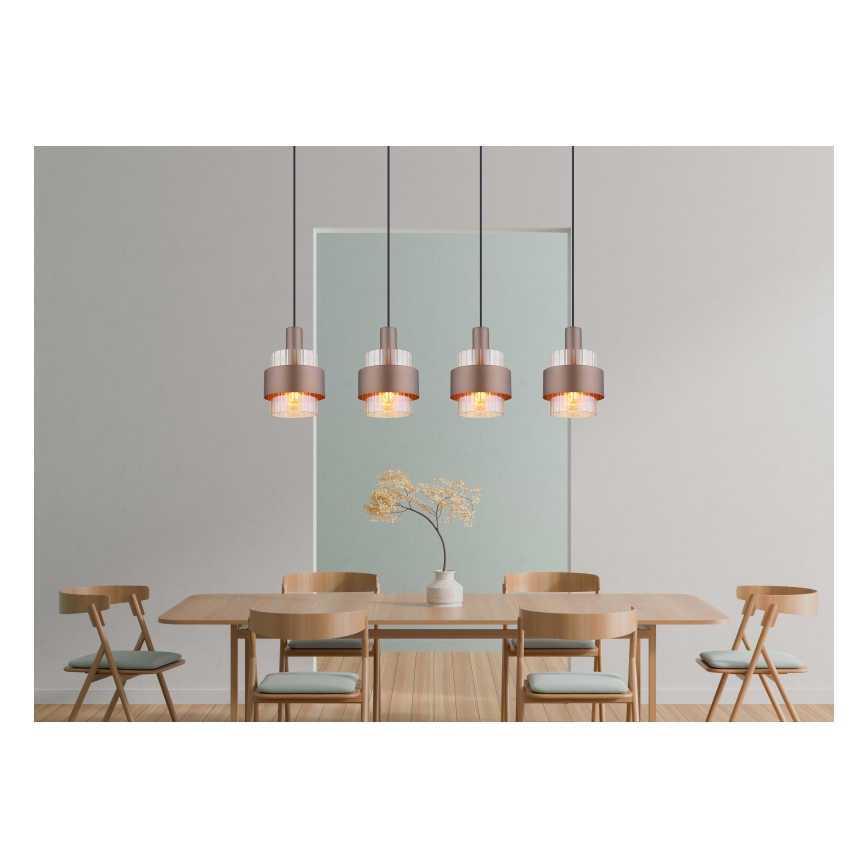 Globo - Candeeiro suspenso 4xE27/60W/230V