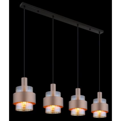 Globo - Candeeiro suspenso 4xE27/60W/230V