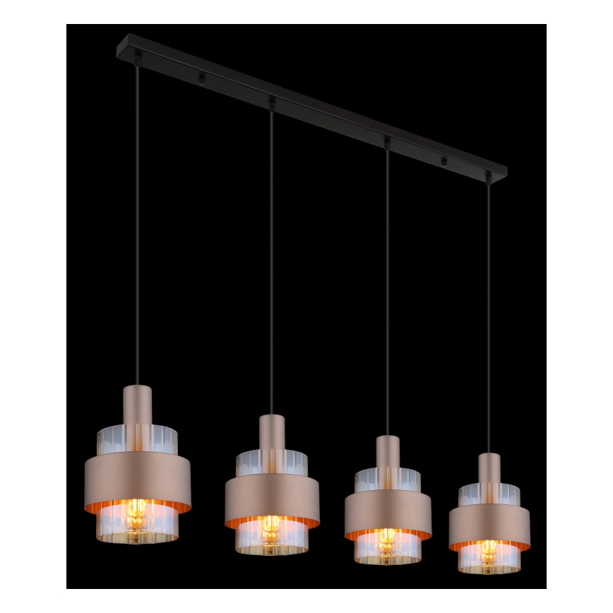 Globo - Candeeiro suspenso 4xE27/60W/230V