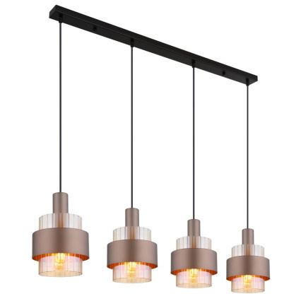 Globo - Candeeiro suspenso 4xE27/60W/230V