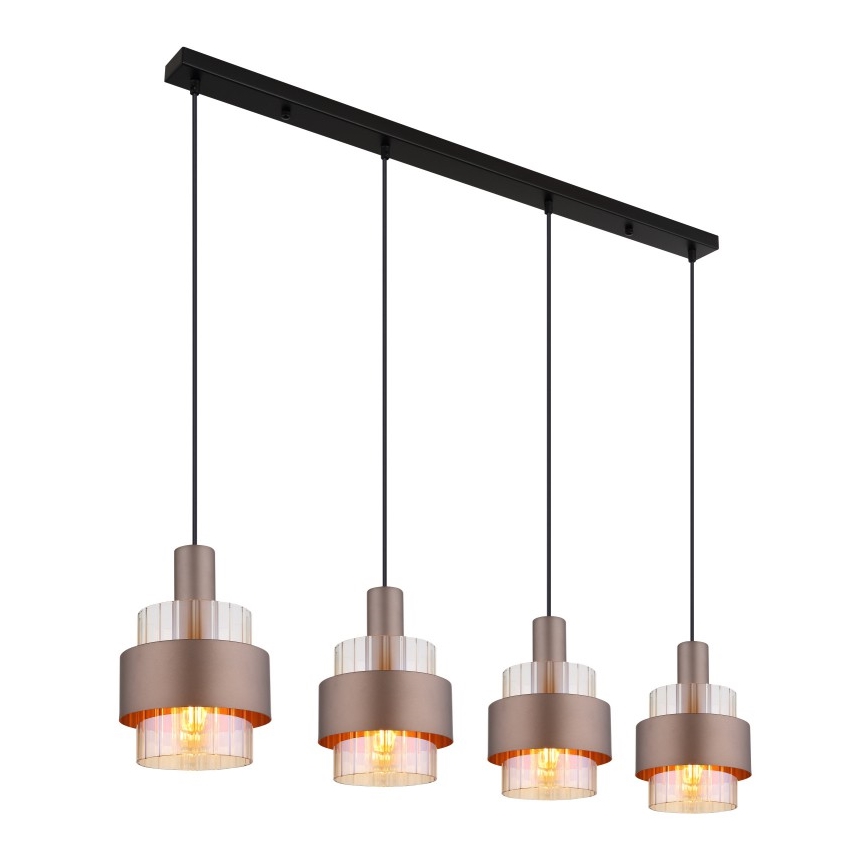Globo - Candeeiro suspenso 4xE27/60W/230V