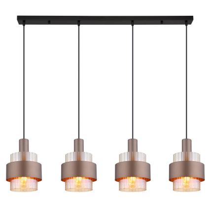 Globo - Candeeiro suspenso 4xE27/60W/230V