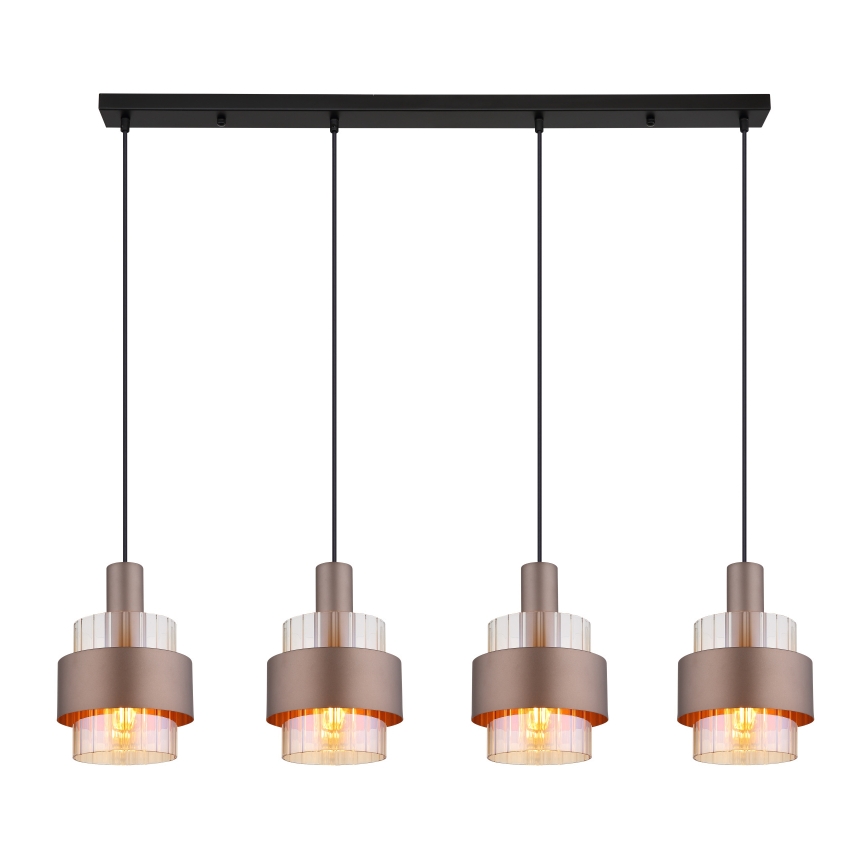 Globo - Candeeiro suspenso 4xE27/60W/230V