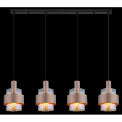 Globo - Candeeiro suspenso 4xE27/60W/230V