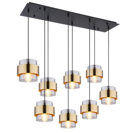 Globo - Candeeiro suspenso 8xE27/60W/230V