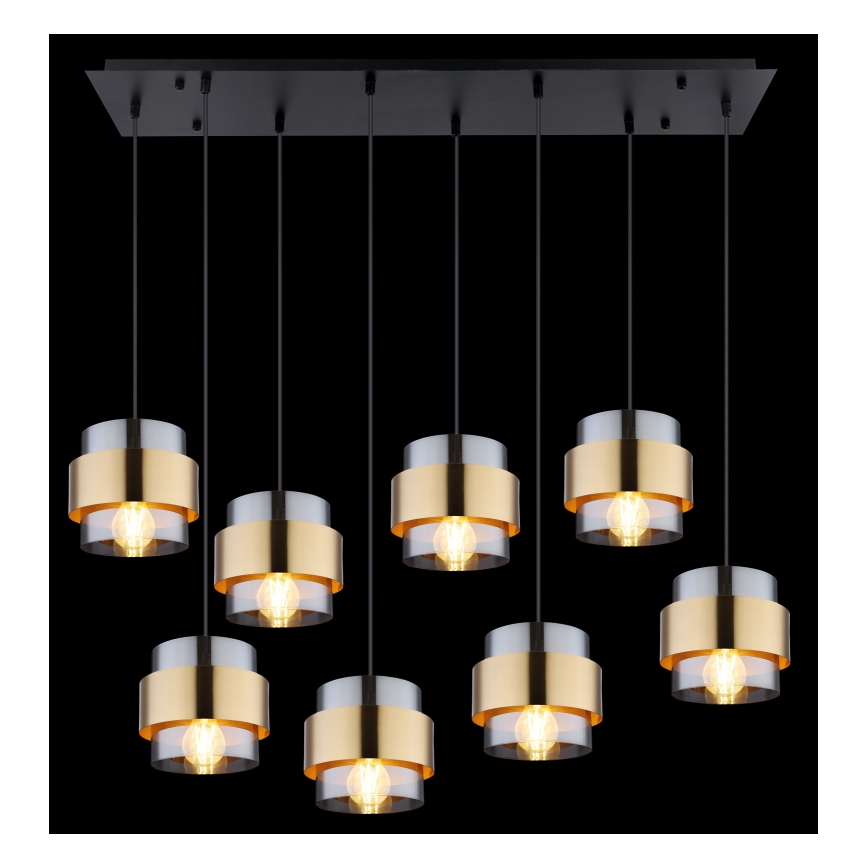Globo - Candeeiro suspenso 8xE27/60W/230V