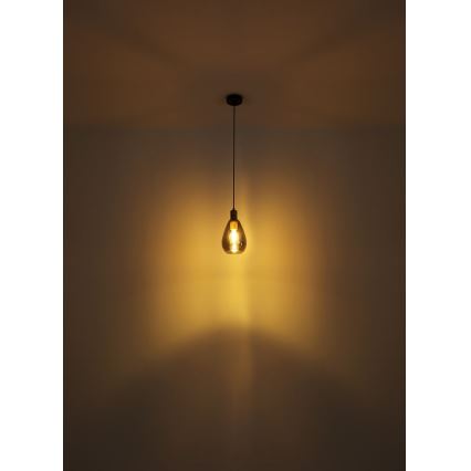 Globo - Candelabro suspenso 1xE27/40W/230V latão