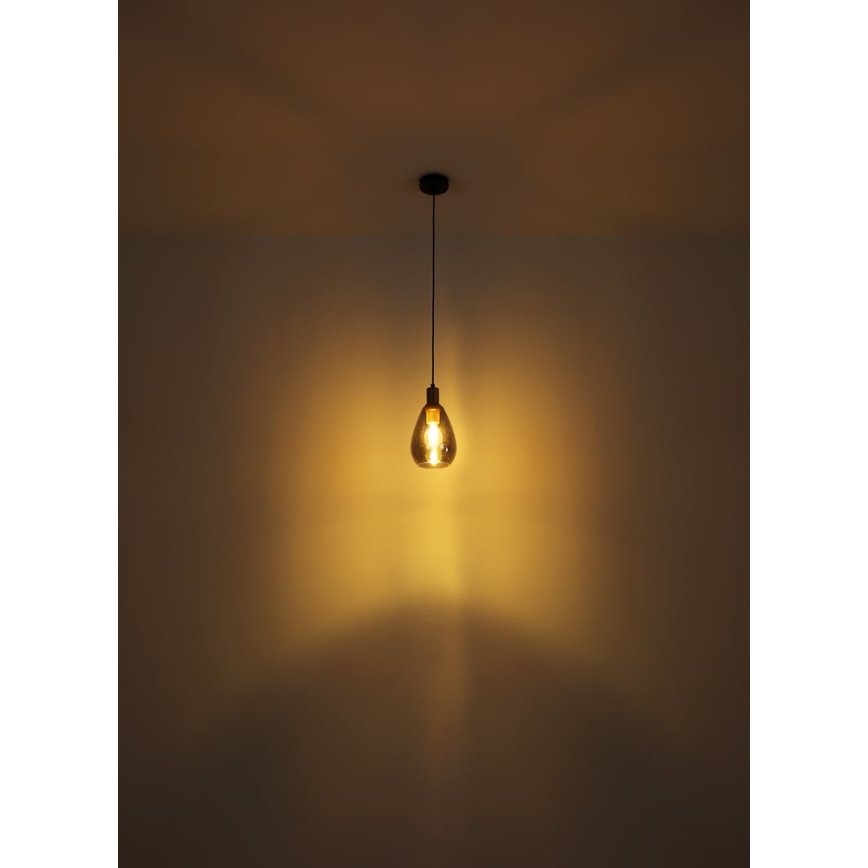 Globo - Candelabro suspenso 1xE27/40W/230V latão