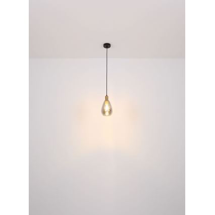 Globo - Candelabro suspenso 1xE27/40W/230V latão