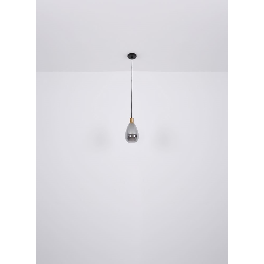 Globo - Candelabro suspenso 1xE27/40W/230V latão