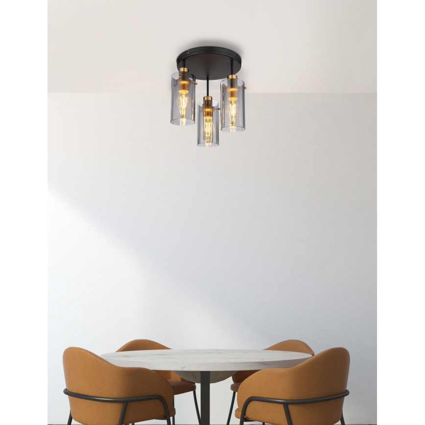 Globo - Candelabro integrado 3xE27/40W/230V