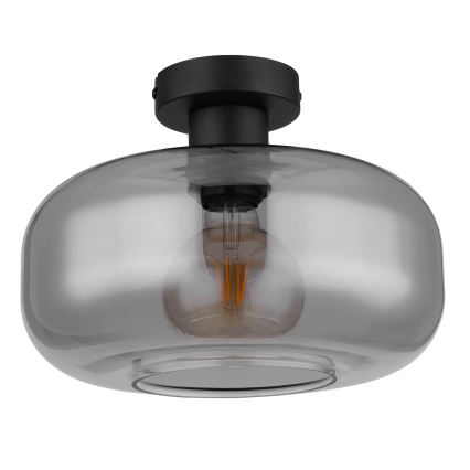Globo - Candeeiro integrado 1xE27/40W/230V diâmetro 28 cm cinzento