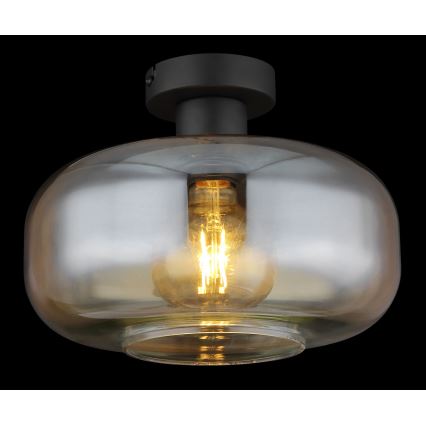 Globo - Candeeiro integrado 1xE27/40W/230V diâmetro 28 cm transparente