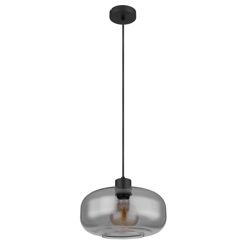 Globo - Candeeiro suspenso 1xE27/40W/230V diâmetro 28 cm cinzento