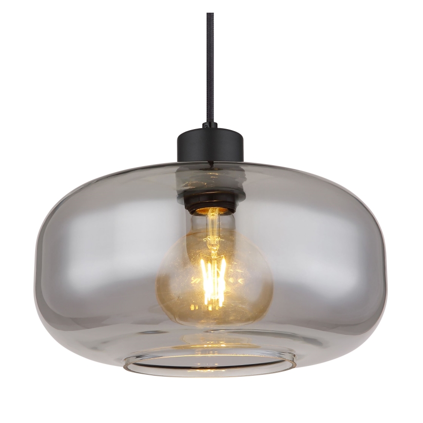 Globo - Candeeiro suspenso 1xE27/40W/230V diâmetro 28 cm cinzento