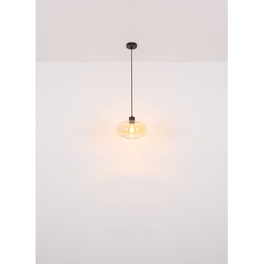 Globo - Candeeiro suspenso 1xE27/40W/230V diâmetro 28 cm transparente