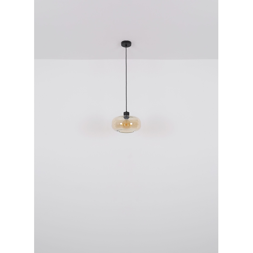Globo - Candeeiro suspenso 1xE27/40W/230V diâmetro 28 cm transparente