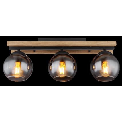 Globo - Candeeiro integrado 3xE27/25W/230V