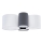 Globo 15586-4D - Candeeiro de tecto MAKKI 4xE27/15W/230V branco/cinzento/preto