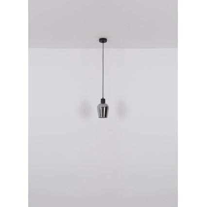 Globo - Candeeiro suspenso 1xE27/40W/230V diâmetro 13,5 cm preto