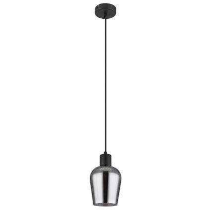 Globo - Candeeiro suspenso 1xE27/40W/230V diâmetro 13,5 cm preto