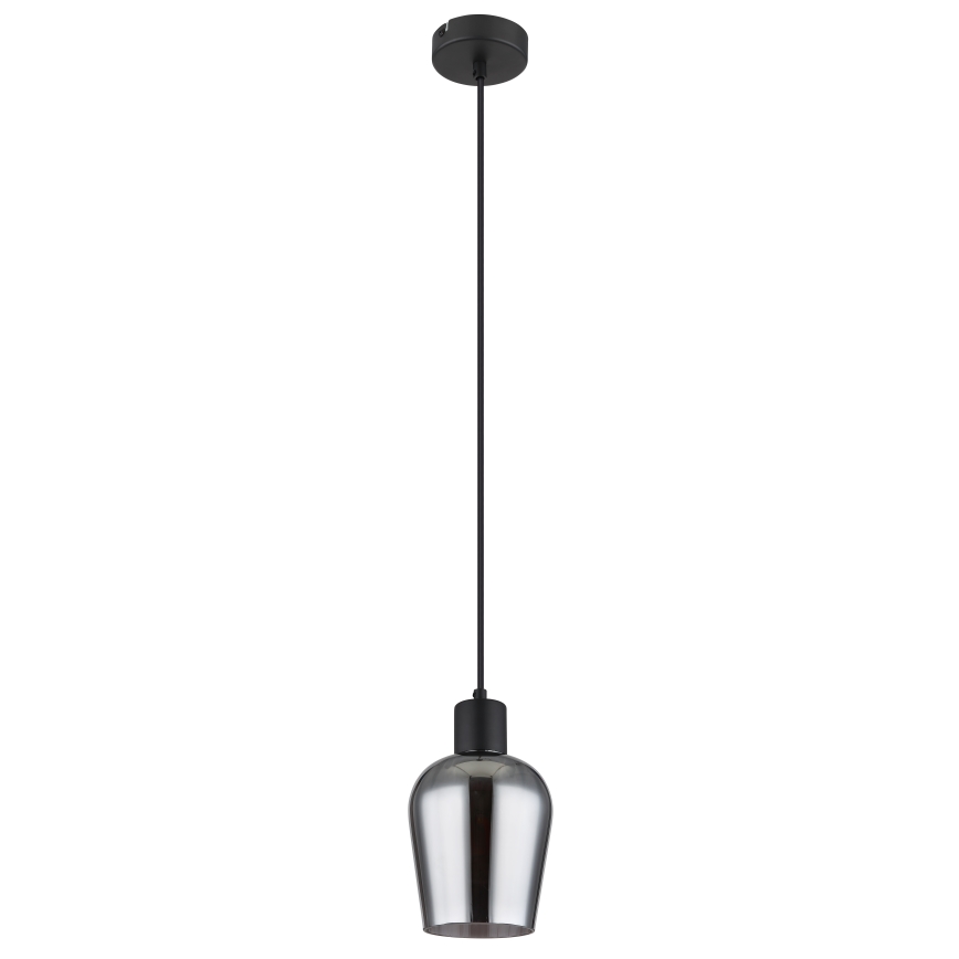 Globo - Candeeiro suspenso 1xE27/40W/230V diâmetro 13,5 cm preto