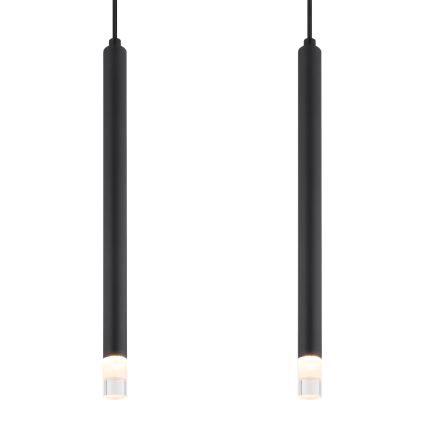 Globo - Candeeiro suspenso 4xG9/4W/230V preto